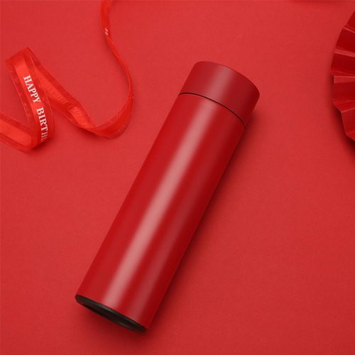 Double Wall SS Vacuum Insulated Water Bottle With LED Touch Display, 